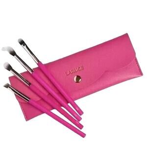 LARUCE BEAUTY KAYLA 4 PIECE BRUSH SET IN CARRYING CASE